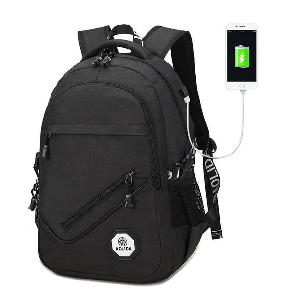 

wiliamganu men backpack women canvas travel usb designer capacity backpack girls boys school bags for teenagers backpacks men