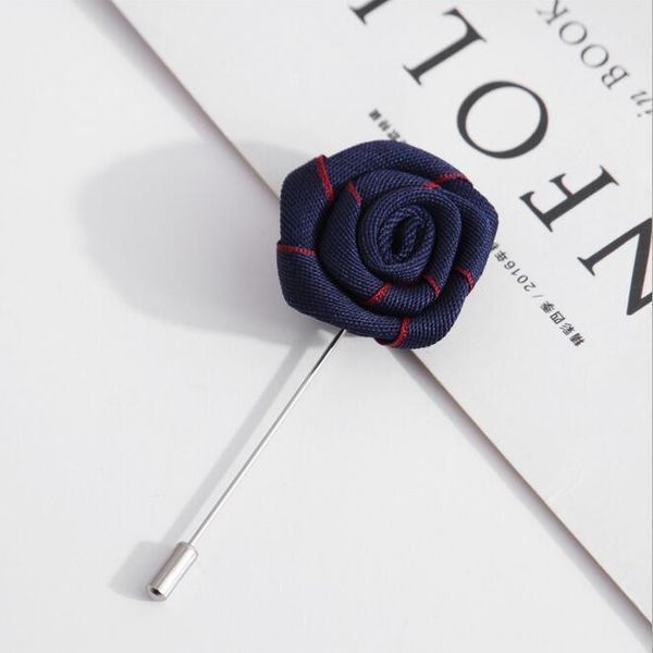 

20pcs/lot rose label pins brooch for men women flower brooches collar pins suit shirt corsage 4 colors for choose1