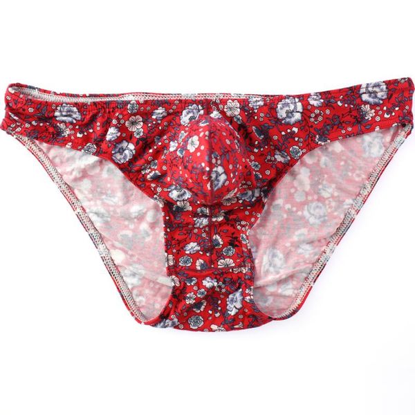 

underpants men's underwear male printed briefs for men brief cotton fiber panties mens bikini pant slip hombre y09, Black;white