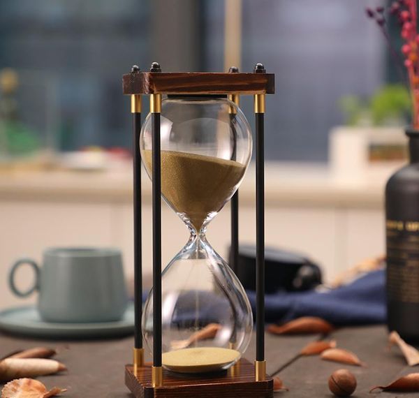 

30 minutes hourglass sand timer for kitchen school modern wooden hour glass sandglass sand clock timers home jlliks bdedome