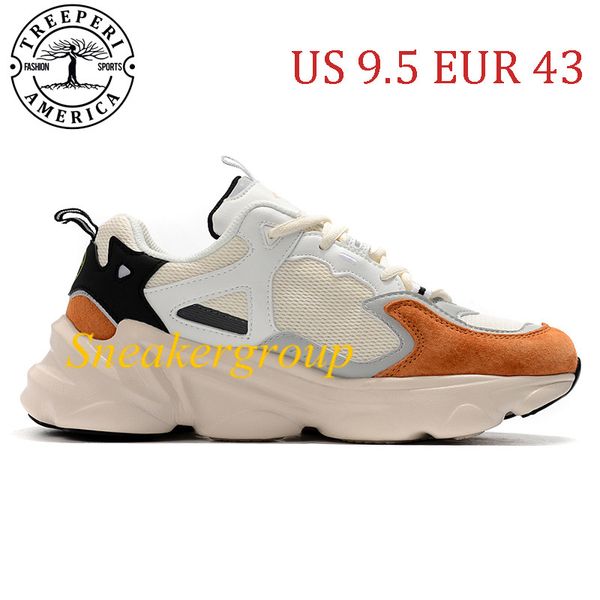 

2021 treeperi fashion chunky soft sole running shoes beige brown us 9.5 eur 43 for men trainers