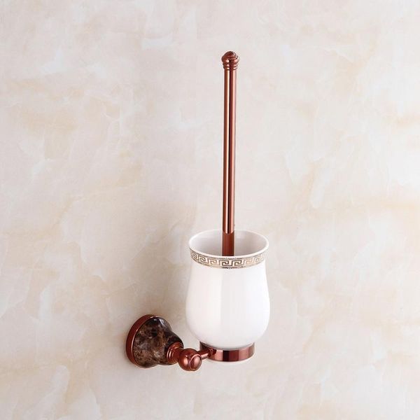 

fashion rose gold bathroom hardware set brass jade base bathroom accessories toilet paper holder rack towel holder bbyjhm bwkf
