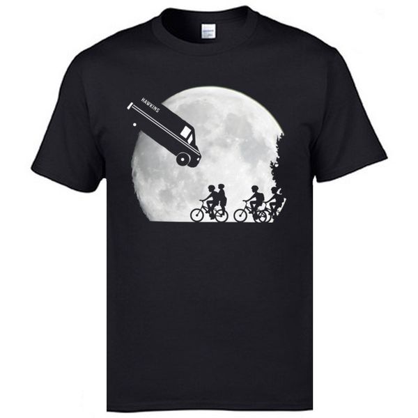 

оптовые пользовательских hawkins странных вещи полиграфической дизайнеры upside down одиннадцать назад в будущем смешном biker толстовки фут