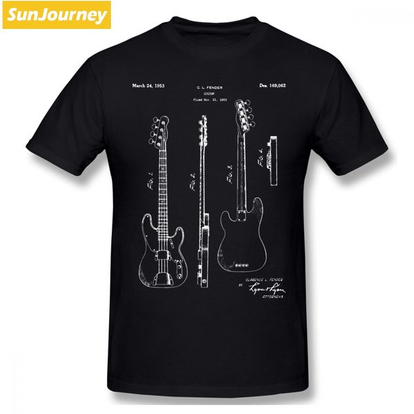 

bass guitar blueprint men t shirt big size cotton crewneck short sleeve custom men's shirts sport hooded sweatshirt hoodie