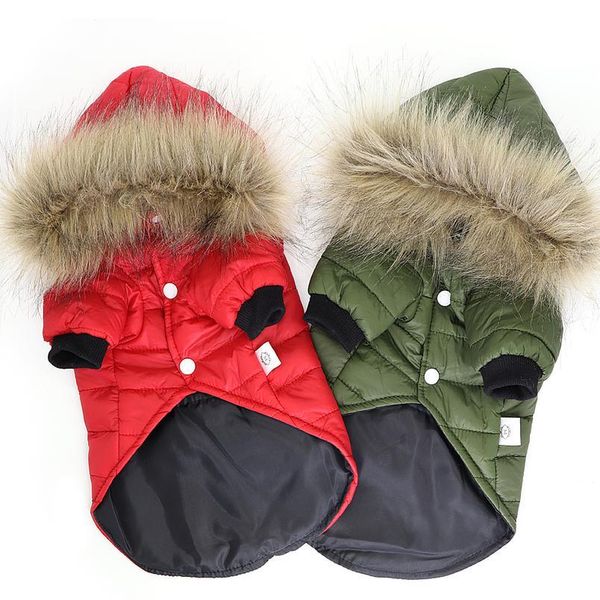 

warm dog coat clothes hooded fur pet clothing french bulldog puppy cat clothes for small meduim large dogs chihuahua ro bbyufm