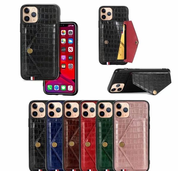 

iphone 12 crocodile pattern phone case for iphone 6 6s 7 8 plus wallet pouch phone case for x xr xs max classic cover sqcdbhz