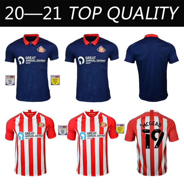 

20 21 new sunderland home red away maguire soccer jersey 2020 2021 power watmore mcnulty mcgeady grigg leadbitter football shirts, Black;yellow