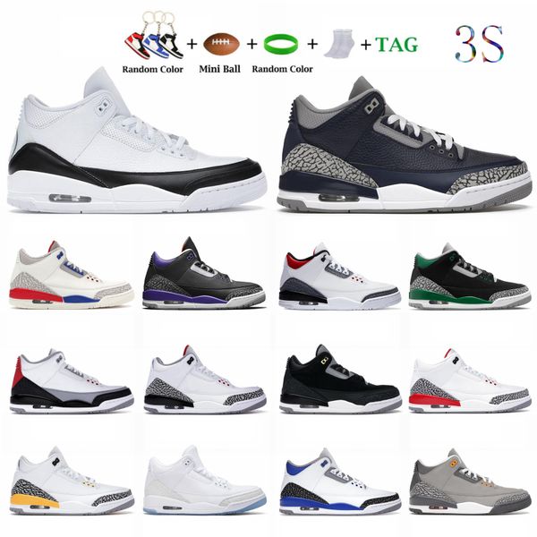 

3 3s mens basketball shoes fire red medium grey throw line triple white laser orange men trainer outdoor sports shoe sneakers