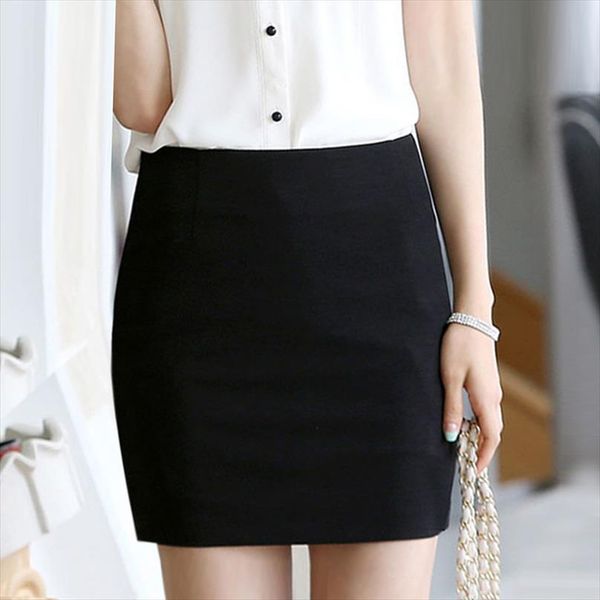 

womens skirts 2015 korean fashional hip slim big size long skirt drop shipping good quality, Black