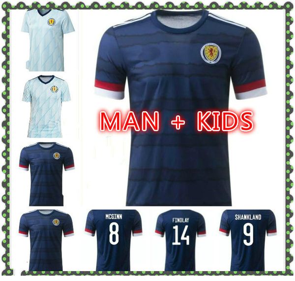 

men +kids 2020 2021 scotland soccer jerseys 20 21 camisetas de futbol home away mcgregor mcginn armstrong team jersey football shirts, Black;yellow