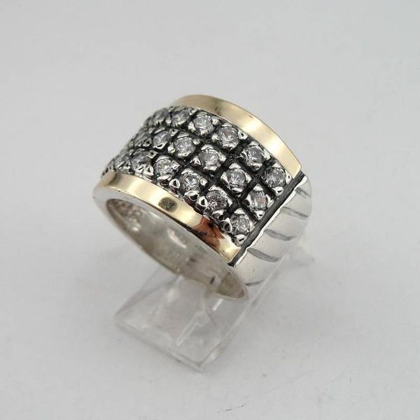 

jewelry ethnic retro plaid wide female ring creative style fashion vintage rings female accessories, Silver