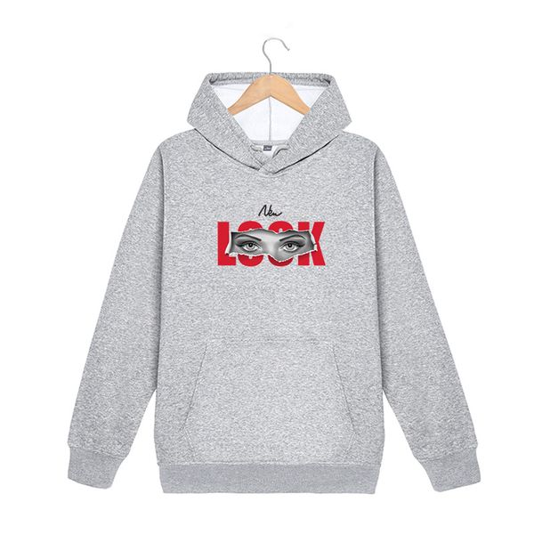 

men diy hoodies 2020 autumn fashion eyes letter print mens womens trendy casual pure color sweatshirts diy hoodies