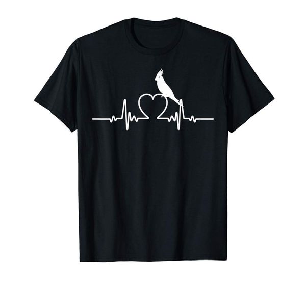 

спорт cockatiel рубашка, heartbeat cockatiel tee shirt 2019 флэш print cotton slim fit o-образный вырез печать повседневного tops