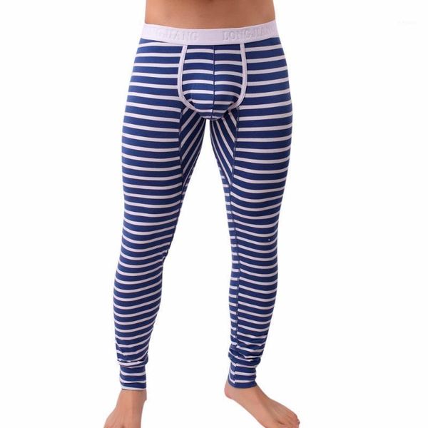 

winter men long johns cotton thermal underwear men warm long johns leggings pants #301, Black;white