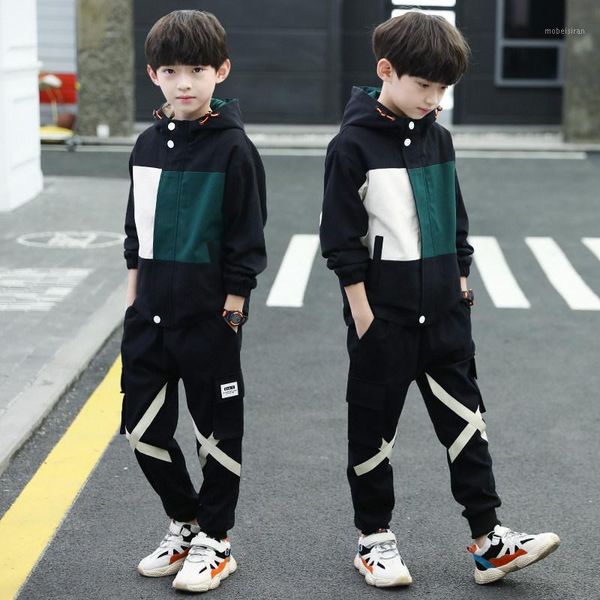 

boys clothes suits 2020 new kids boys outerwear hoodie jacket sport clothing sets suits 4 5 6 7 8 9 10 11 12 13 years1, White