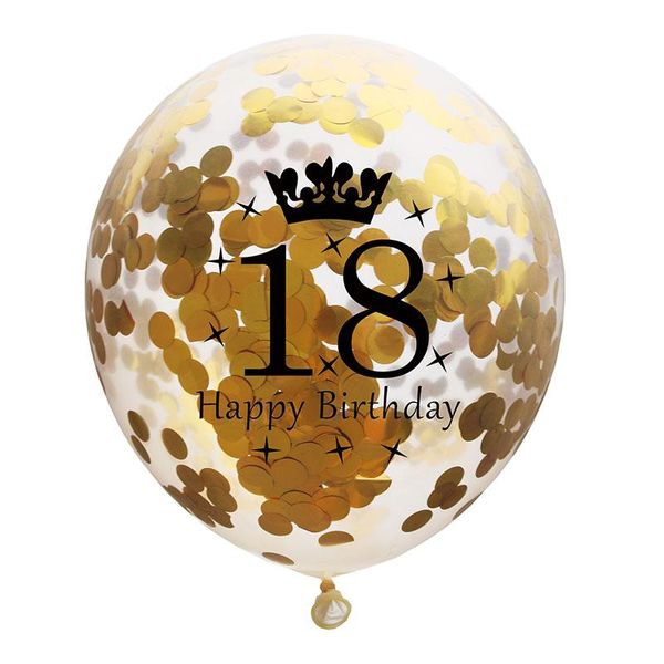 

5шт с днем ​​рождения воздушный шар на день рождения воздушные шары 30 40 50 60 латексные воздушные шары свадьбы годовщины декор на день рож