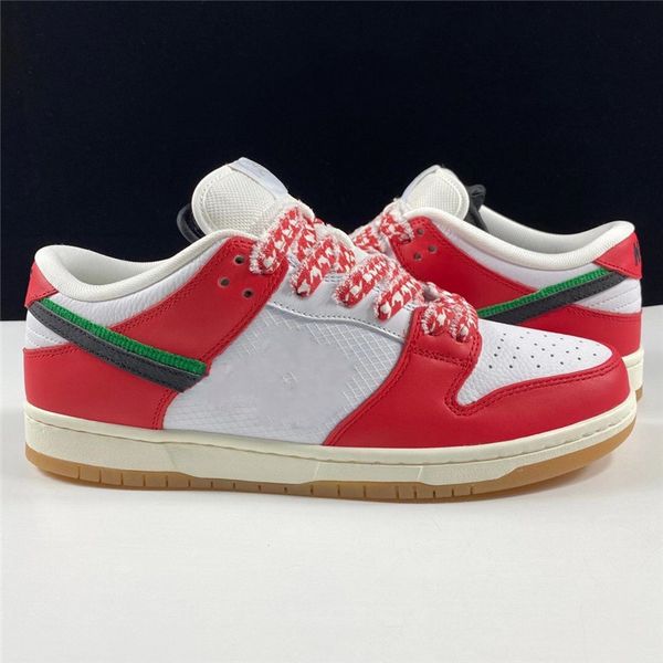 

2020 release authentic sb frame skate low dunk habibi chile red white lucky green black men women sports shoes sneakers with original box