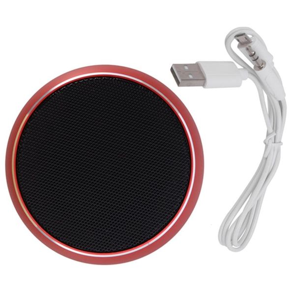 

bluetooth speaker portable subwoofer mobile phone speaker computer receipt voice broadcaster-red