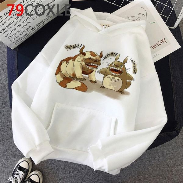 

cartoon avatar the last airbender hoodies men kawaii harajuku funny appa graphic streetwear winter autumn sweatshirts male1, Black