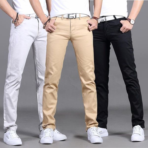

men suit pants casual office trousers business pants for men wedding party dress social trousers pantalones hombre, Black