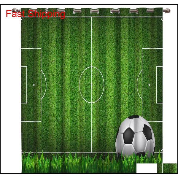 

soccer football game competition in gymnasium 3d window curtains for living room bedroom kitchen cortinas pa jllnhy sinabag