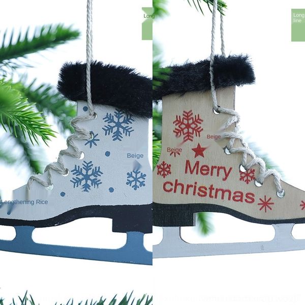

e6o9a nordic sled hollow hollow wood plush articles 3 tree christmas sled plush nordic wood christmas tree pendant decorative pendant decora
