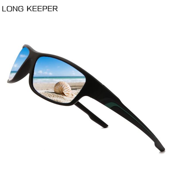 

longkeeper 2020 polarized sunglasses men's outdoor driving shades male sun glasses vintage black frame sports eyewear uv400, White;black