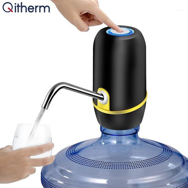 

water bottle pump usb charging automatic drinking water pump portable electric dispenser bottle switch1