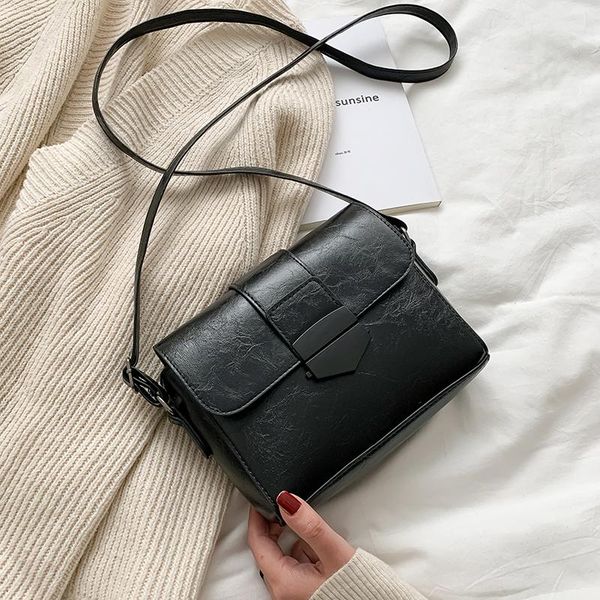 

handbag women's bag new 2020 fashion korean fashion single shoulder bag texture retro messenger versatile student
