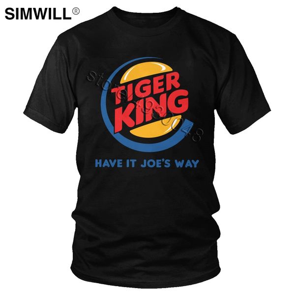 

мужской мода джо exotic tiger king tee смешного big cat короткий рукав печать круглый воротник красивой одежда толстовка с капюшоном толстов