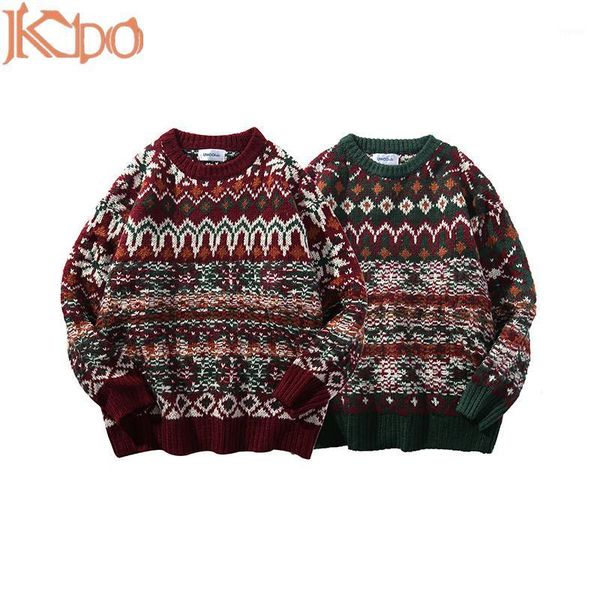 

men winter sweater o neck flower  l xl xxl warm soft wool cotton long sleeve oversize streetwear japan style knit korean 1, White;black