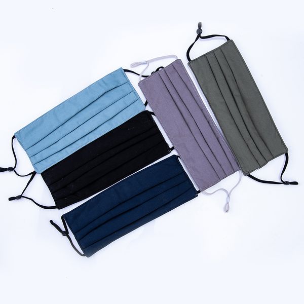 

designer cotton face multiple reusable adjustable ear buckle mask soft breathable anti dust fog cloth mouth masks