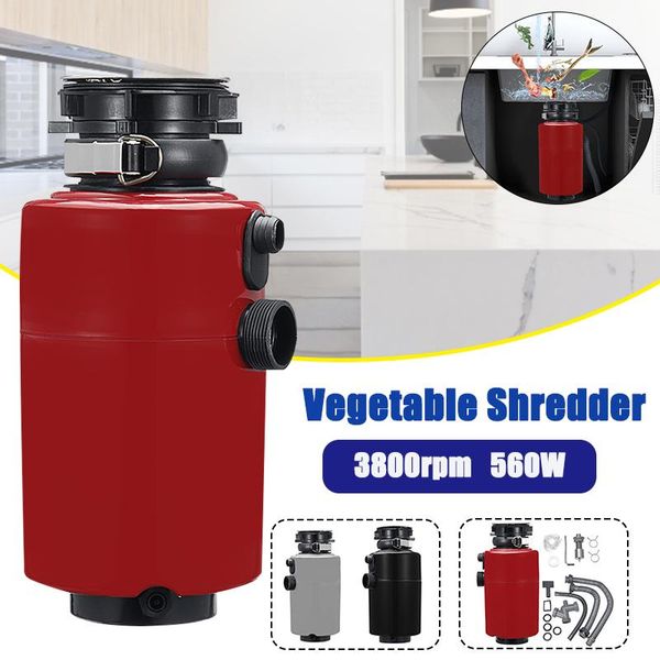 

blender 560w 900ml kitchen garbage processor disposal crusher 3800rpm stainless steel grinder waste disposer air switch 220v