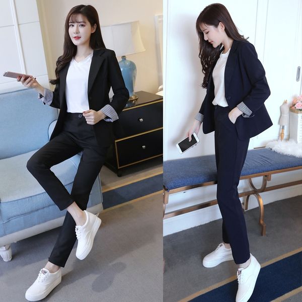

two piece suit with trousers lapel collar and trousers ol suit with thickened anti wrinkle fabric in autumn and winter 2020 zurqf, Gray