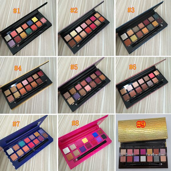 Макияж для макияжа Eye Showe Shadow Palette 14Colors Limited Eye Shadow Palette с кисточкой для теней для теней для теней для век DHL Бесплатная доставка