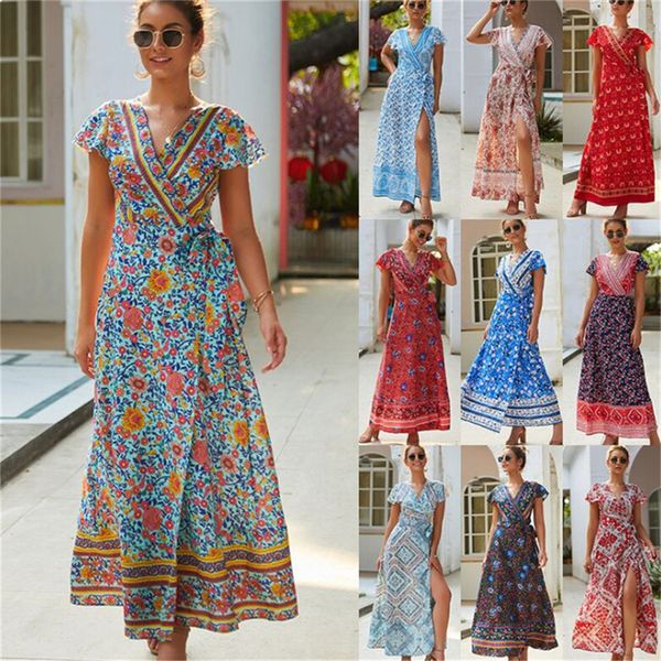 

2021 new a swan dressed woman will see temperament leisure holiday long skirt bjfi, Black;gray