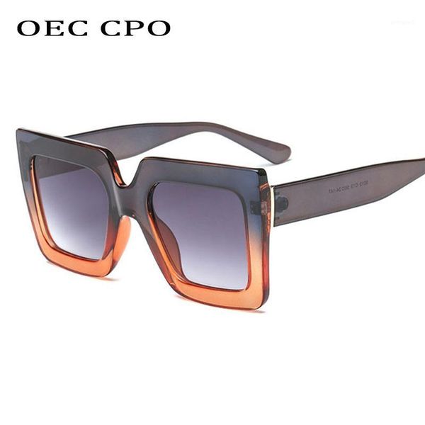 

sunglasses vintage square women brand designer big frame goggles sun glasses for female festival gafas de sol uv400 o151, White;black