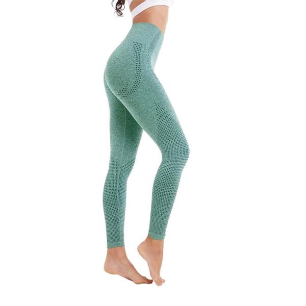 

yoga outfits women sport leggings high waist tights pants solid sports wear trousers for gym push up, White;red