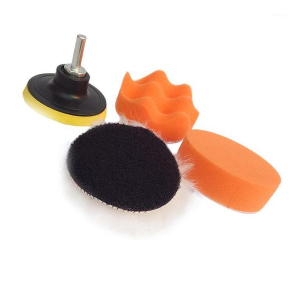 

5pcs high polishing buffer pad set kit +drill adapter for car tool polish w1o31