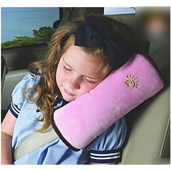 

wholesale- soft side sleeper pillow safety protect neck shoulder pad seat belt cushion for kids children adul jllvik xmh_home