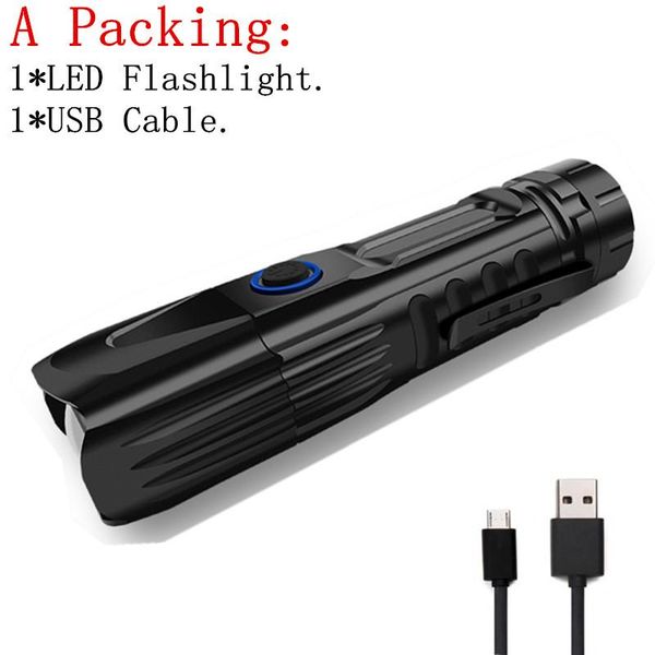 

usb rechargeable powerful tactical zoom flashlight xhp p90 led zooming torch usb rechargeable better trendy better sqcukl