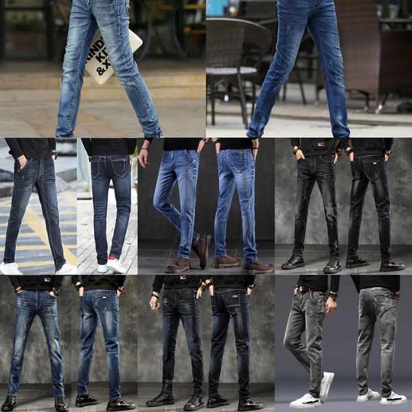 

28qf 101 cotton jeans casual multi plus size airborne breathable training cargoarmy camouflage pocket pants for men, Blue