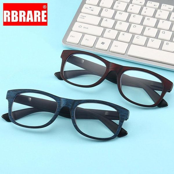 

rbrare retro anti-blue light reading glasses men new imitation wood grain personality frame glasses blue prescription eyeglasses1, White;black