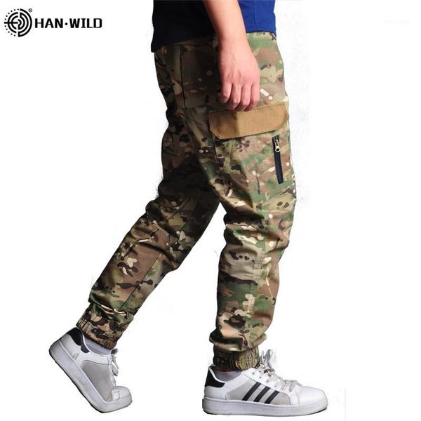 

outdoor pants tactical camouflage casual combat cargo pant water repellent ripsmen's trousers 9-point hiking pants1, Black;green