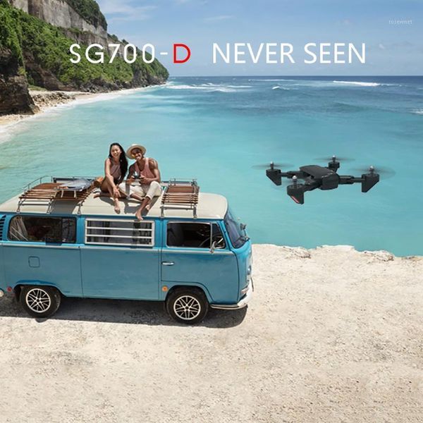 

drones 2021 sg700-d folding wifi fpv rc drone 4k 1080p hd dual camera optical flow real time gesture aerial po video quadcopter1