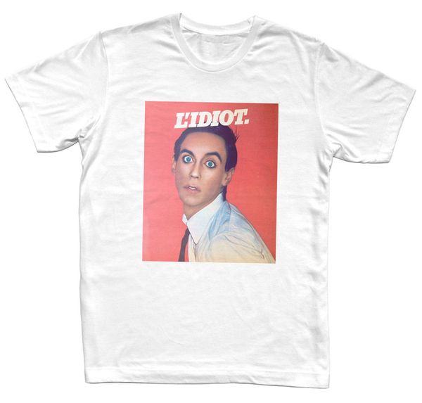

iggy pop l'idiot glam punk men's white t shirt s-3xl fashion t-shirt summer straight solid color sport hooded sweatshirt hoodie