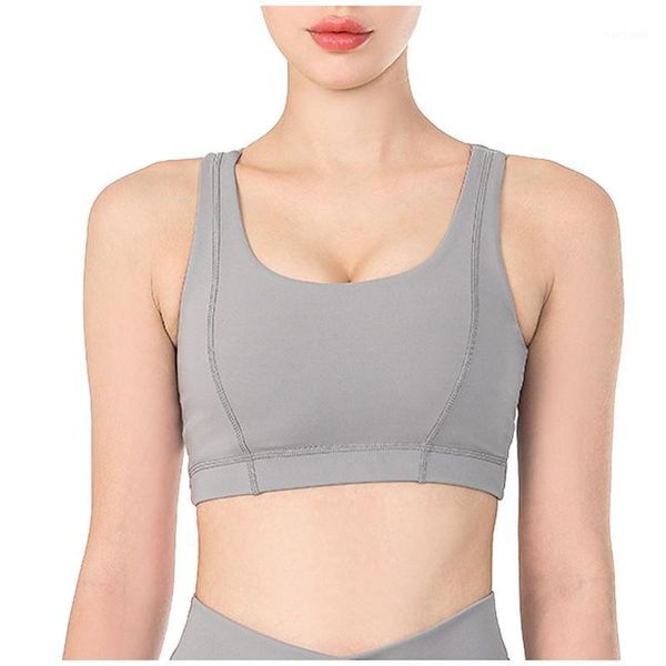 

gym clothing woman pure color fitness sports yoga bra the vest breathe y underwear brassiere sport femme#301, White;black