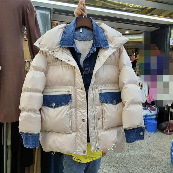 

cotton-padded coat women's winter warm parka 2020 new korean style loose ins fashion down cotton coats nancylim, Black