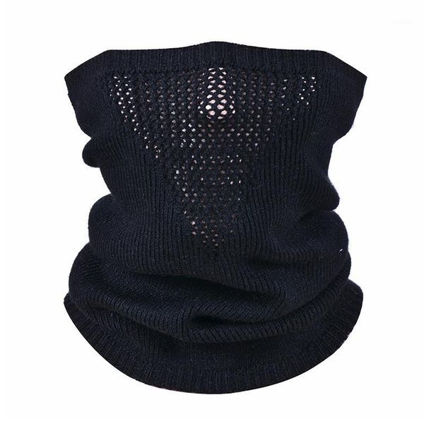 

cycling caps & masks men winter warm thermal balaclava face beanies ski windproof hiking bike motorcycle neck warmer helmet hat1, Black