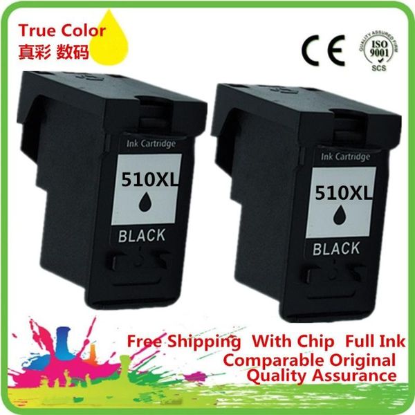 

ink cartridges cartridge remanufactured for canon pg-510 pg-510xl pg 510 510xl pg510 pg510xl cl 511 pixma ip2700 ip2702 mp240 mp250 mp252